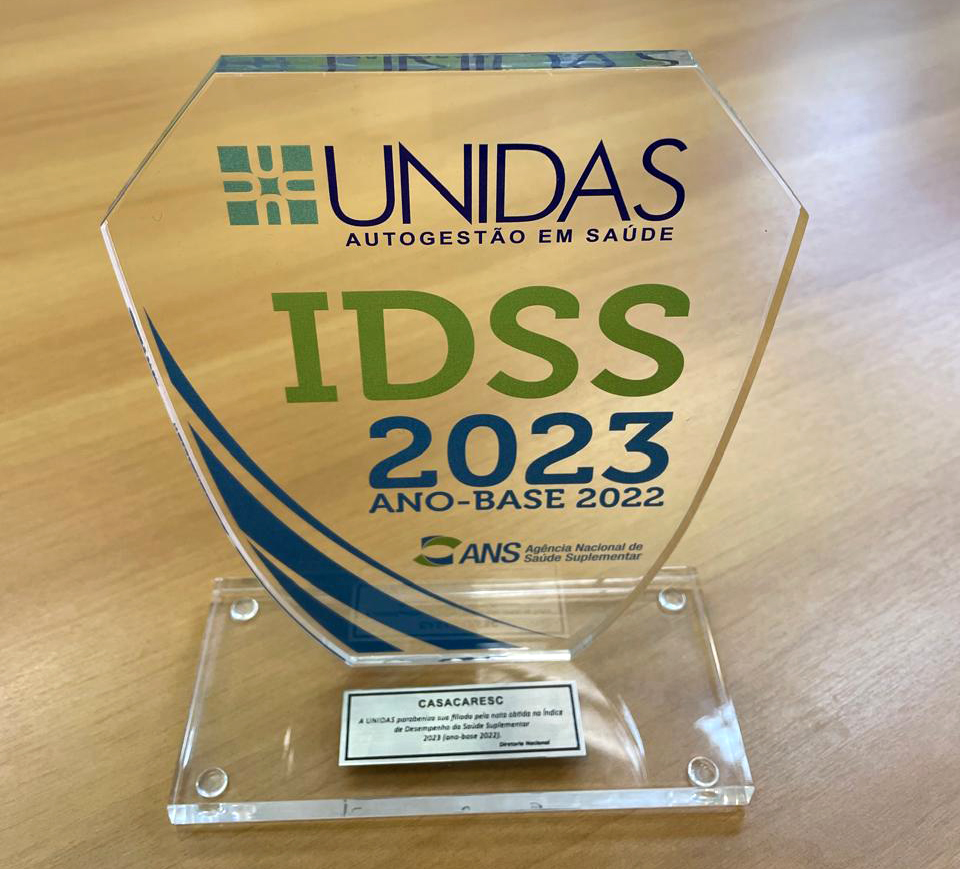 Foto placa do premio IDSS 2022